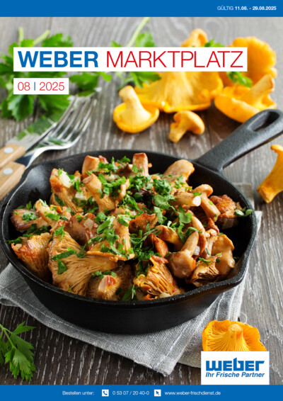 Monatswerbung 08.25 von WEBER