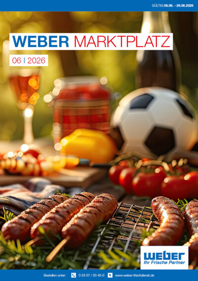 Monatswerbung 06.26 von WEBER