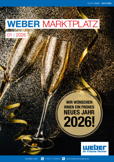 Monatswerbung 01.26 von WEBER