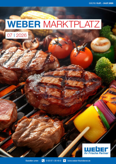 Monatswerbung 07.26 von WEBER