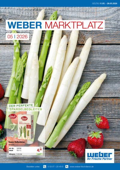 Monatswerbung 05.26 von WEBER