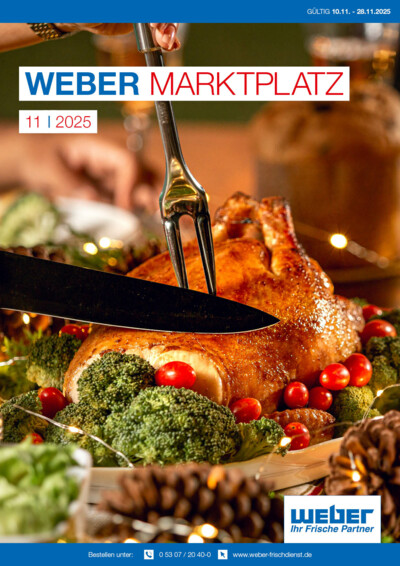 Monatswerbung 11.25 von WEBER